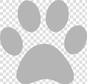 Paw Clipart Fox   Grey Dog Paw Print  HD Png Download