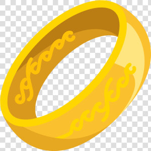 Transparent Interlocking Wedding Rings Clip Art   Lord Of The Rings Ring Clipart  HD Png Download