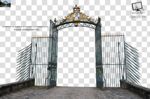 Jean52 336 94 Gate Castle Of   Open The Gate Clipart  HD Png Download