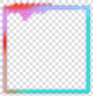 Mq Neon Frame Frames Border Borders   Neon Border Transparent Background  HD Png Download