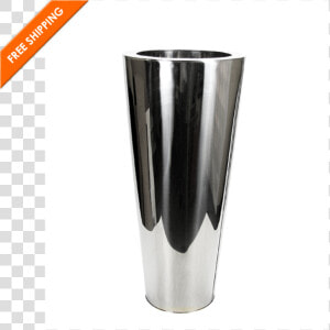 Stainless Steel Cone Planter   Vase  HD Png Download