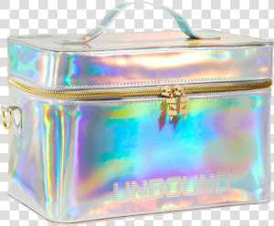 Holographic Train Travel Case With Mirror   Handbag  HD Png Download
