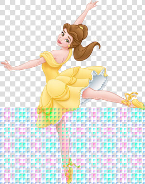 Ballerina Clipart Belle   Disney Princess Ballerina Belle  HD Png Download