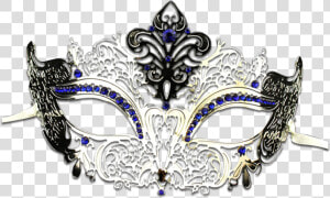 Silver Series Women S Laser Cut Metal Venetian Masquerade   Mask  HD Png Download