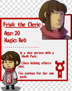 Undertale Au Oldtale Character Profile Cleric Frisk   Undertale Au Characters Bios  HD Png Download