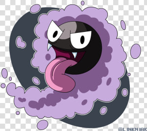 Gastly   Illustration  HD Png Download