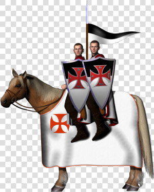 Two Knights On Horses  HD Png Download