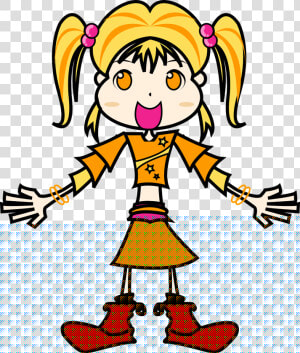 Free Anime Eyes Free Yellow Girl   Klipart Holka Png  Transparent Png