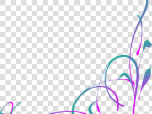 Heart Swirl Cliparts   Elegant Corner Border Design  HD Png Download
