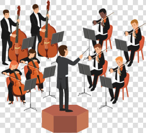 Orchestra Group  HD Png Download