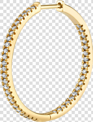 Large Diamond Inside Out Hoop Earring   Billie Eilish Necklace Pack  HD Png Download