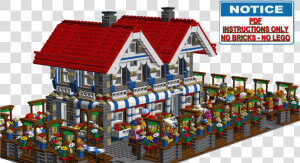 Lego Oktoberfest Party City Modular   House  HD Png Download