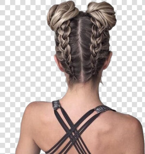 Medium Hair Simple Hairstyles  HD Png Download
