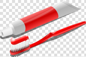 Toothpaste With Brush Png Image   Things Used For Personal Hygiene  Transparent Png