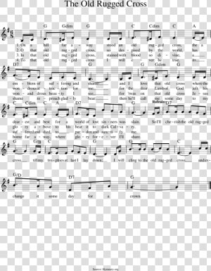 Old Rugged Cross Musescore  HD Png Download