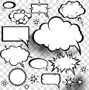 Speech Balloon Comic Book Dialogue Cloud Explosion   Cloud Comics  HD Png Download