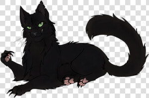 Black Cat Clipart Warrior Cat   Warrior Cats Black Cat  HD Png Download