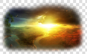 Tubes Coucher De Soleil   Heaven And Hell Hd  HD Png Download