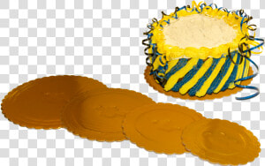 Sweet Carrier Collection Gold Embossed Scalloped Cake   Sandwich Cookies  HD Png Download