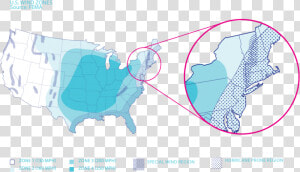 Wind Zones   Map  HD Png Download