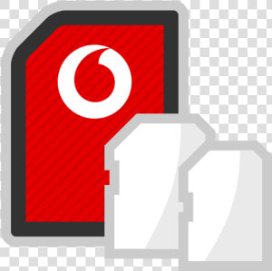 Standard Or Mini Sim Card   Sim Card Vodafone Png  Transparent Png