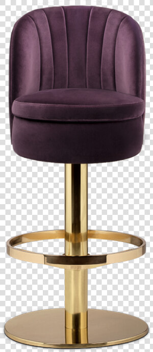 Midcentury Upholstered Counter Stool  HD Png Download