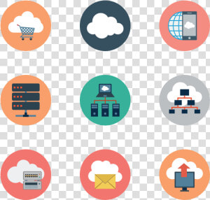 Essential Set   Cloud Computing Vector Icon  HD Png Download