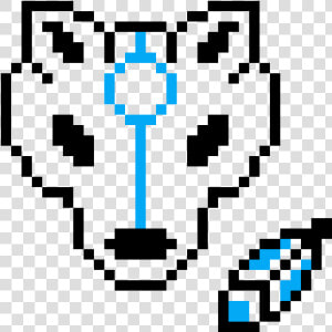 Pixel Art Lobo  HD Png Download