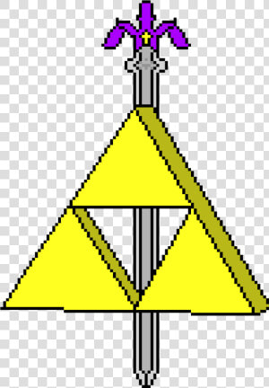 Triforce And Master Sword   Traffic Sign  HD Png Download