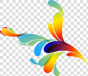 Drop Watercolor Graphic Design Hand Painted Colorful  HD Png Download