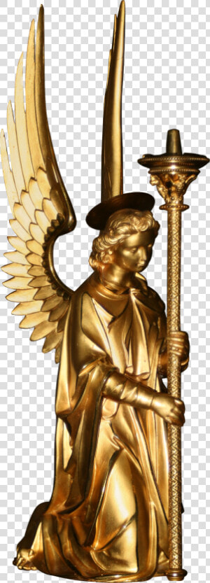 Golden Angel  Img Mob   Sculpture  HD Png Download