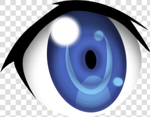 Blue Eyes Clipart Closed Eye Free Collection   Anime Eye Transparent Background  HD Png Download