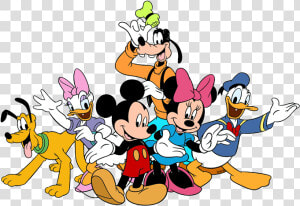 Mickey Mouse Gang Png   Png Download   Mickey And Friends Png  Transparent Png