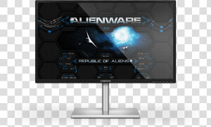 Alienware Wormhole Blue   Rainmeter  HD Png Download