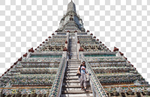 Building With Extreme Staircase Png Image   Wat Arun  Transparent Png