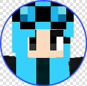 Profilepic Profilepicture Dantdm Fangirlremixit   Minecraft Skins Dantdm Blue Hair  HD Png Download