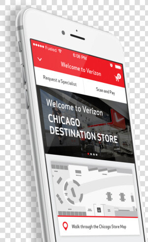 Verizon In Store Mobile App Experience Chicago  HD Png Download
