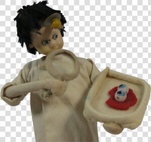 Klumpe Roldan Doll Eye Doctor Examining Eyeballs   Figurine  HD Png Download