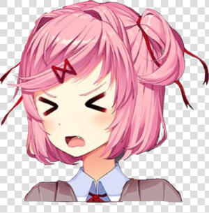 Natsuki Ddlcnatuski Ddlc Dokidokiliteratureclub Cute   Natsuki Ddlc Cute  HD Png Download
