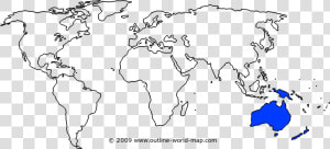 Thefutureofeuropes Wiki   World Map Outline 2018  HD Png Download