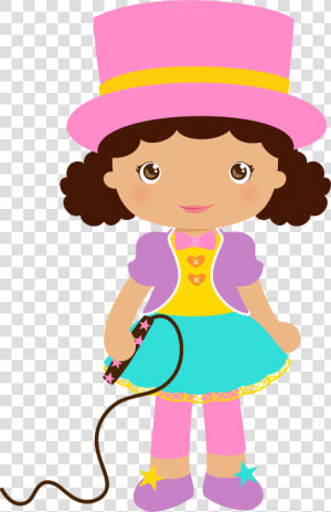 Circus Ringmaster At Getdrawings   Palhacinha Circo Rosa Png  Transparent Png