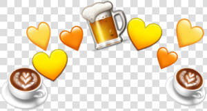 crown  coffee Emoji  five  beer  vinatge   Png Crown Emoji Food  Transparent Png