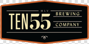 Ten55 Brewing Co Logo Horizontal   Ten 55 Brewery  HD Png Download