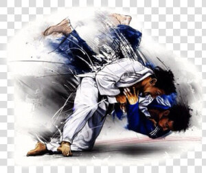 Brazilian Jiu Dance illustration hip Hop Dance japanese   Judo Hd  HD Png Download