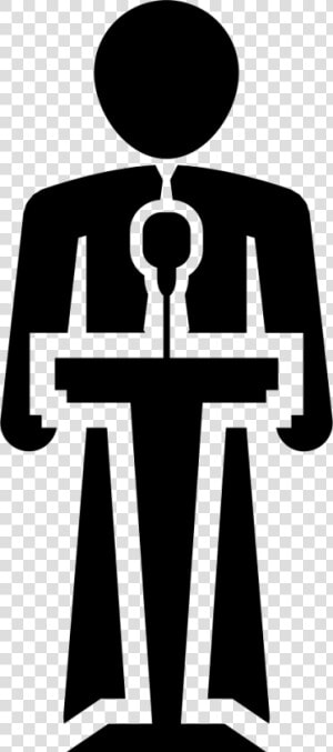 Human Speaking On A Stand   Logo Pidato Png  Transparent Png