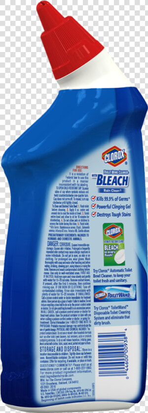 Clorox Toilet Bowl Cleaner Label  HD Png Download