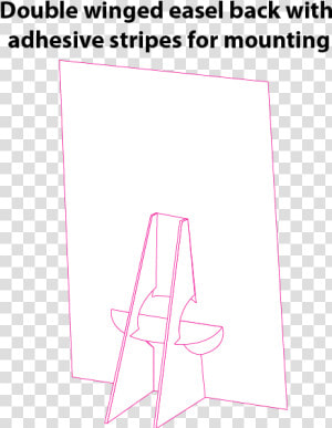 Double Winged Easel Back   Illustration  HD Png Download