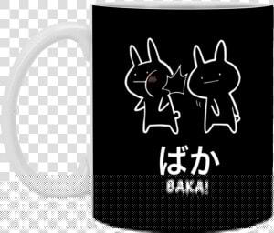 Funny Anime Baka Rabbit Slap 11 Oz Mug   Baka Japanese T Shirt  HD Png Download