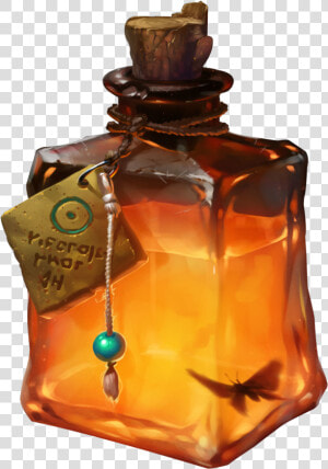  potion  bottle  liquid  orange  glass   Potions  HD Png Download