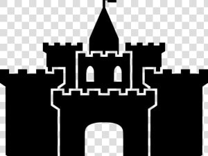 Silhouette Clipart Castle Clip   Castle Silhouette Clip Art  HD Png Download